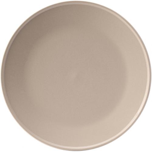 Round Plate - Stoneware - Core - Stone - 27cm (10.5&quot;)