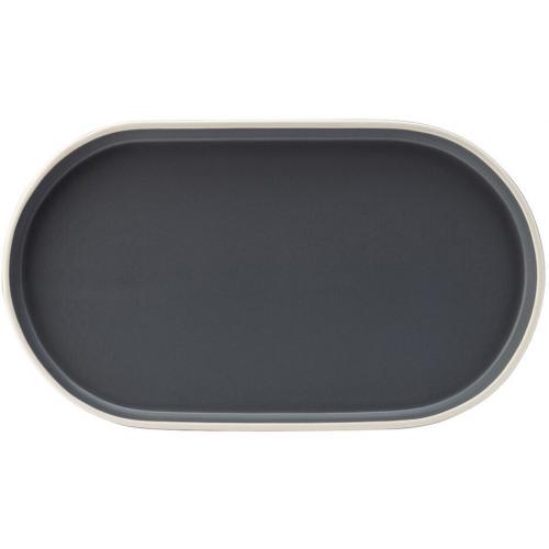 Rectangular Platter - Porcelain - Forma - Charcoal - 31cm (12.25&quot;)