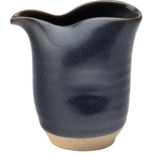 Organic Pinched Jug - Porcelain - Ink - 7.5cm (3&quot;) - 12.5cl (4.5oz)