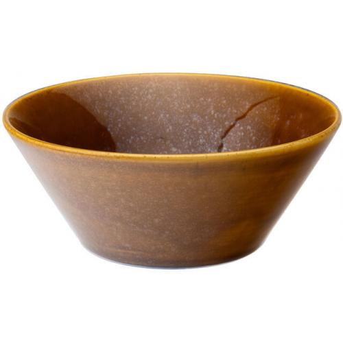 Conical Bowl - Porcelain - Murra Toffee - 16cm (6.25&quot;)