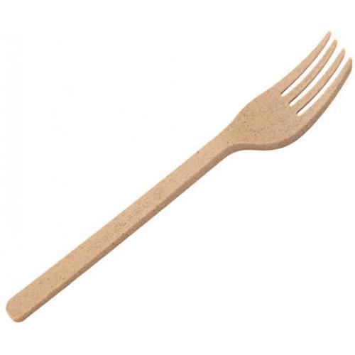 Forks - Biodegradable - Agave - Natural - 17.4cm (6.9&quot;)
