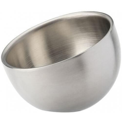 Angular Bowl - Double Walled - Stainless Steel - 9cm (3.5&quot;)