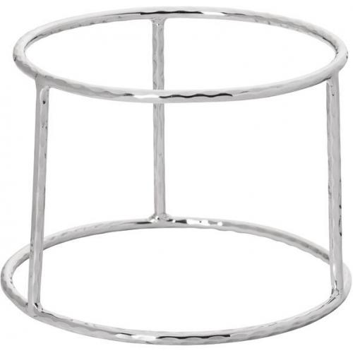 Seafood Tower Buffet Riser Stand - Hammered Finish - Stainless Steel - Small - 18cm (7&quot;)