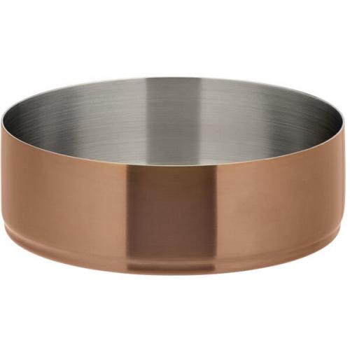 Round Bowl - Stainless Steel - Brushed Copper - 14cm (5.5&quot;)