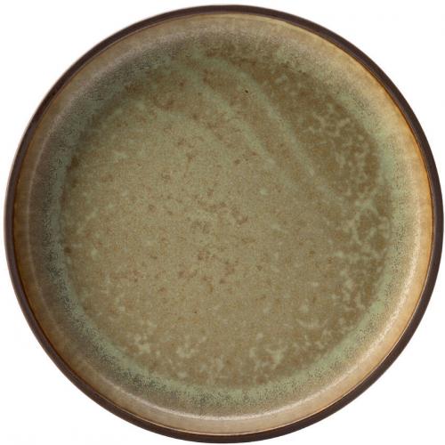 Round Plate - Porcelain - Knead - 23cm (9&quot;)