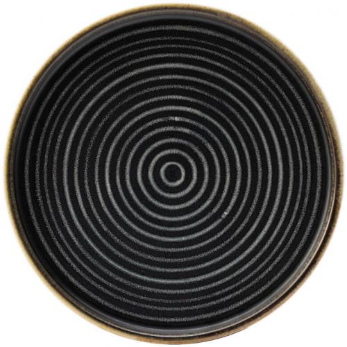 Round Plate - Porcelain - Otto - Charcoal - 19cm (7.5&quot;)