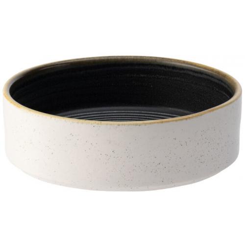 Round Bowl - Straight Sided - Porcelain - Otto - Charcoal - 16cm (6.25&quot;)