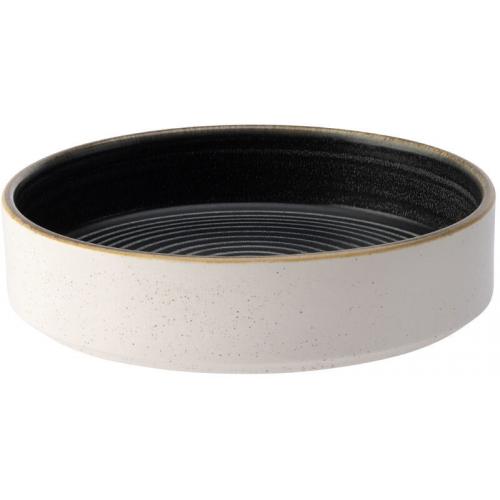 Round Bowl - Straight Sided - Porcelain - Otto - Charcoal - 20cm (8&quot;)