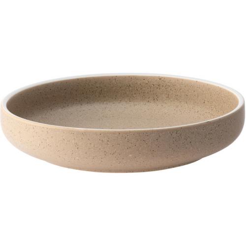 Round Bowl - Shallow - Porcelain - Forma - Sand - 24cm (9.5&quot;)