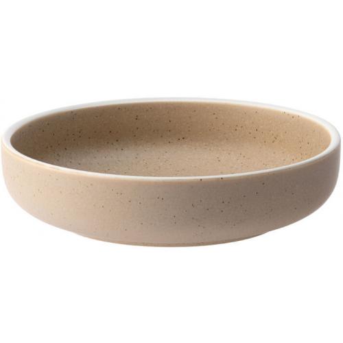 Round Bowl - Shallow - Porcelain - Forma - Sand - 17.5cm (7&quot;)