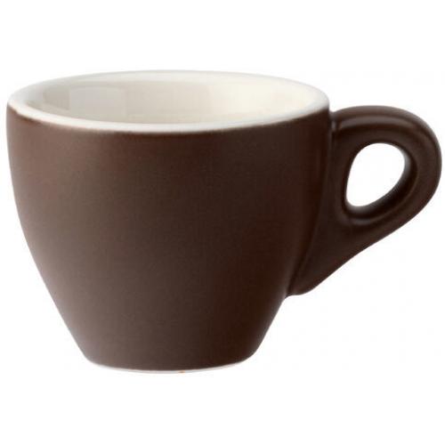 Espresso Cup - Porcelain - Barista - Matt Brown - 8cl (2.75oz)