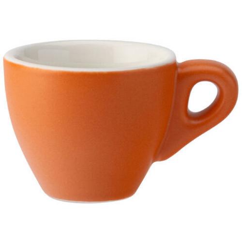 Espresso Cup - Porcelain - Barista - Matt Orange - 8cl (2.75oz)