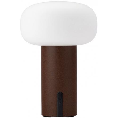 Cordless Lamp - LED - Tobago - Corten - 19cm (7.5&quot;)