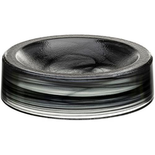Round Bowl - Glass - Hollow - Black - 15cm (6&quot;)