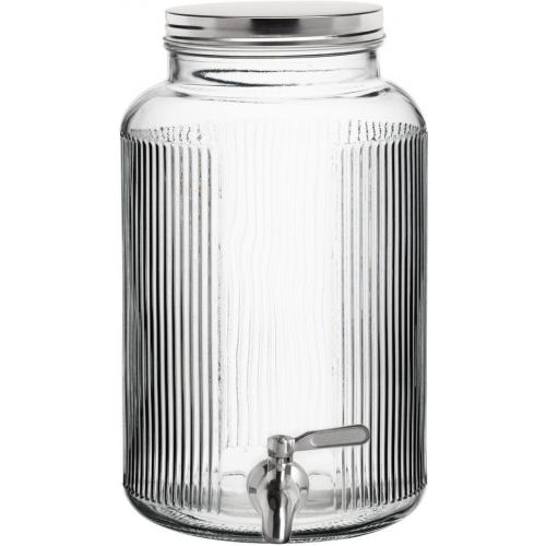 Punch Barrel with Tap - Ribbed - 6L (2.55 gal)