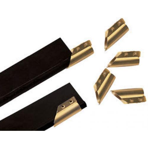 Channel End Clips - Brass - Goldenbrand