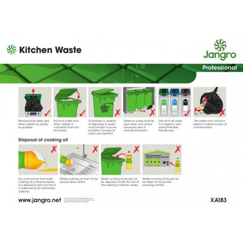 Kitchen Waste Handling - Chart - Jangro - A4