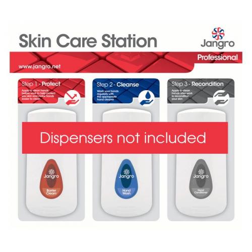 Skin Care 3 Dispenser Station - Board Only - Jangro