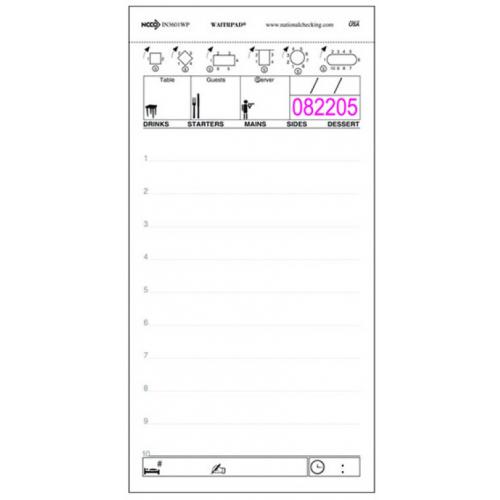 Order Pad - WaitRpads&#174; - 1 Part - 10 Lines - 100 Page - White