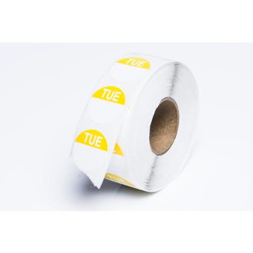 Day Label - Removable - DateIt&#8482; - Tuesday - 19mm (0.75&quot;)