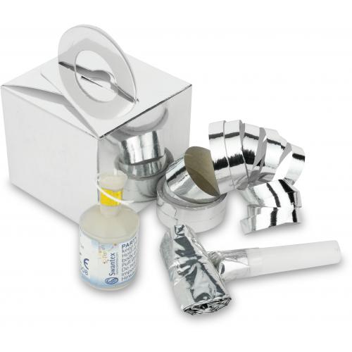 Party Accessory Box - Individual - Silver