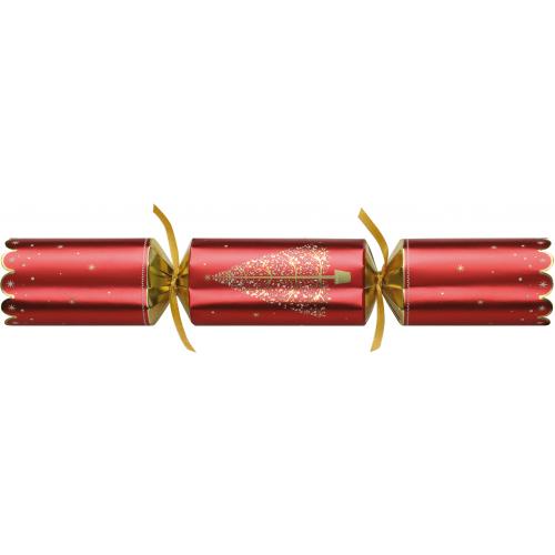 Crackers - Red and Cream Tree - Mixed Pack - 30.5cm (12&quot;)