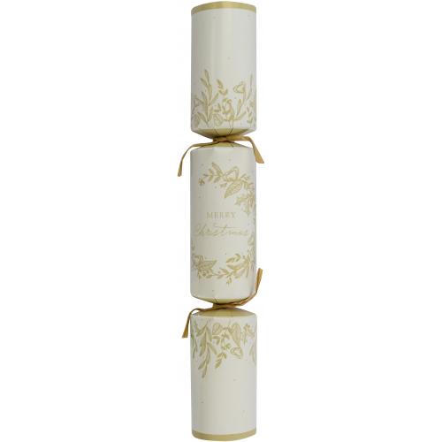 Crackers - Cream and Gold Wreath - 30.5cm (12&quot;)