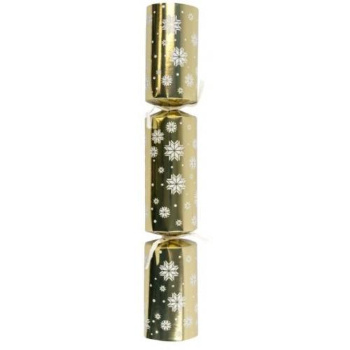 Crackers - Gold Snowflake - 30.5cm (12&quot;)