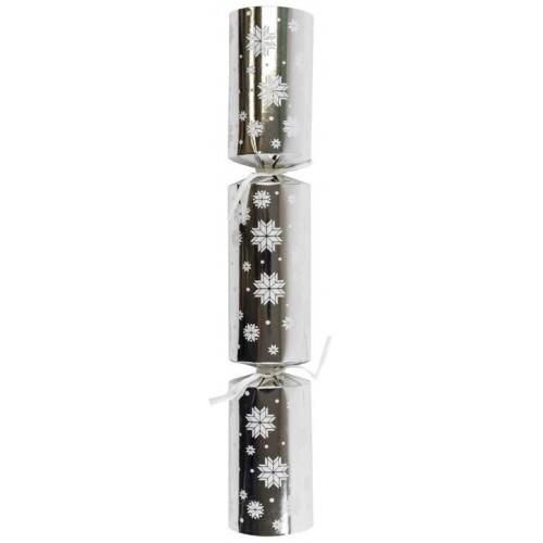 Crackers - Silver Snowflake - 30.5cm (12&quot;)