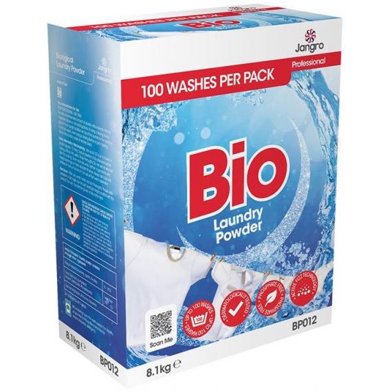 Laundry Powder Biological Jangro Enviro 8.1kg 100 Washes