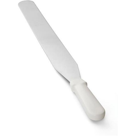 Icing Spatula Palette Knife Stainless Steel White Handle 35.5cm