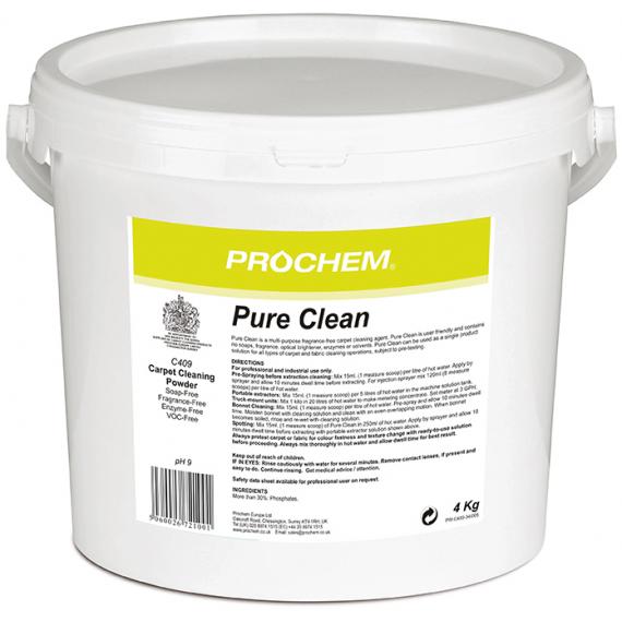 Carpet Cleaner Prochem Pure Clean 4kg Avica UK Ltd